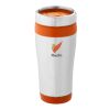 Elwood 410 ml insulated tumbler Standard | Silver-Orange | not available | No Branding | not available | not available