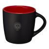 Riviera ceramic mug 340 ml Standard | Solid black-Red | not available | No Branding | not available | not available