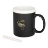 Chalk-write 330 ml ceramic mug Standard | White | No Branding | not available | not available