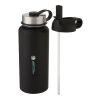 Supra 1 L copper vacuum insulated sport bottle with 2 lids Standard | Solid black | Not applicable | No Branding | not available | not available