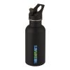 Lexi 500 ml stainless steel sport bottle Standard | Solid black | No Branding | not available | not available
