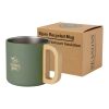 Bjorn 360 ml RCS certified recycled stainless steel mug with copper vacuum insulation Standard | Heather green | not available | No Branding | not available | not available