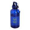 Oregon 400 ml RCS certified recycled plastic water bottle with carabiner Blue | not available | No Branding | not available | not available