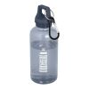 Oregon 400 ml RCS certified recycled plastic water bottle with carabiner Hale Blue | not available | No Branding | not available | not available
