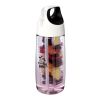 HydroFruit recycled plastic bottle 700ml with infuser Standard | White | No Branding | not available | not available