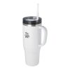 Melbourne 1200 ml RCS certified mug with straw Standard | white | Not applicable | No Branding | not available | not available