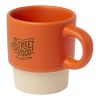 Olympia 130 ml stackable expresso cup with clay bottom Standard | Orange | not available | No Branding | not available | not available