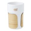 Fika 340 ml tumbler with bamboo sleeve Standard | white | No Branding | not available | not available