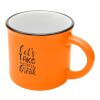 Bari 240 ml ceramic mug Standard | Orange | not available | No Branding | not available | not available