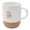 Billie 300 ml ceramic mug with cork details and matt finish Standard | Transparent | No Branding | not available | not available