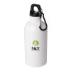 Oregon 400 ml RCS certified single wall stainless steel water bottle with carabiner Standard | White | Not applicable | No Branding | not available | not available