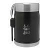 Stanley Legendary 400 ml food jar with spork Standard | Solid black | not available | No Branding | not available | not available