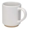 Camilla 180 ml stackable ceramic mug with matte finish White