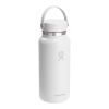 Hydro Flask Wide Mouth 946 ml insulated stainless steel water bottle White
