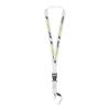 Sagan phone holder lanyard with detachable buckle Priority | White | Direct to Film | both straps | 290 mm x 16 mm | 100