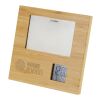 Sasa bamboo photo frame with weather station Standard | Natural | No Branding | not available | not available