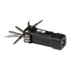 Octo 8-in-1 RCS recycled plastic screwdriver set with torch Solid black | not available
