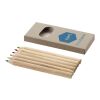 Ayola 6-Piece Coloured Pencil Set Standard | Natural | No Branding | not available | not available | not available