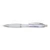 Nash RCS recycled plastic ballpoint pen with coloured barrel and grip (blue ink) Standard | White | No Branding | not available | not available