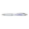 Nash RCS recycled plastic ballpoint pen with coloured barrel and grip (black ink) Standard | White | No Branding | not available | not available