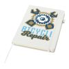 Liss A5 recycled plastic hard cover notebook White