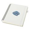 Liss A5 recycled plastic hard cover spiral notebook White