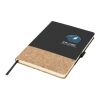 Evora A5 cork thermo PU notebook Standard | Solid black | No Branding | not available | not available
