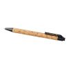 Midar cork and wheat straw ballpoint pen Standard | Natural-Solid black | No Branding | not available | not available