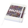 Spectrum A5 recycled hard cover notebook White
