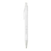 Spectrum recycled aluminium ballpoint pen (blue ink) White