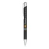 Moneta anodized aluminium click ballpoint pen Standard | Solid black | No Branding | not available | not available