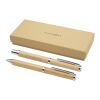 Apolys bamboo ballpoint and rollerball pen gift set Standard | Natural | No Branding | not available | not available
