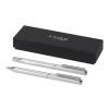 Lucetto recycled aluminium ballpoint and rollerball pen gift set Standard | Silver | not available | No Branding | not available | not available