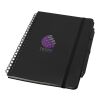 Thalaasa A5 ocean-bound hard cover notebook with ballpoint pen (black ink) Standard | Solid black | not available | No Branding | not available | not available
