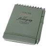 Thalaasa A6 hard cover ocean-bound notebook with ballpoint pen (black ink) Standard | Heather green | not available | No Branding | not available | not available