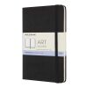Moleskine medium art sketchbook Standard | Solid black | No Branding | not available | not available