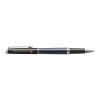 Hemisphere colour blocking rollerball pen with palladium trim Standard | Blue-Solid black | No Branding | not available | not available