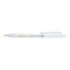 Unica recycled plastic ballpoint pen (black ink) Standard | White | No Branding | not available | not available
