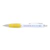 Nash recycled plastic ballpoint pen (black ink) Standard | Yellow | No Branding | not available | not available