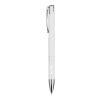 Moneta recycled aluminium ballpoint pen (blue ink) Standard | white | No Branding | not available | not available