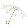 Jova 23" umbrella with wooden shaft & handle Standard | White | not available | No Branding | not available | not available | not available