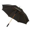 Stark 23" windproof auto open umbrella Standard | Orange-Solid black | No Branding | not available | not available | not available