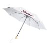 Birgit 21'' foldable windproof recycled PET umbrella Standard | White | Not applicable | No Branding | not available | not available | not available