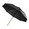 Romee 30'' windproof recycled PET golf umbrella Standard | Black | Not applicable | No Branding | not available | not available | not available