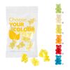 VEGAN 1-colour Premium-Bears, 15 g in a Conventional Bag gelb | Without Branding | Lemon: yellow