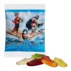 Vegan Jogger Fruit Gums in a Compostable Bag Transparent | Without Branding