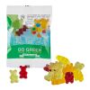 Vegan Organic Fruit Gum Bears in a Compostable digital- or flexo printing