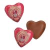 Chocolate Heart, individual white | Without Branding