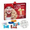 Premium Gift Advent Calendar with Ritter Sport Choco Cubes, Milka Favourites Mix, Kinder Chocolate Mini & Kinder bueno Mini Mix digital- or offset printing