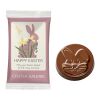 Chocolate Coin Easter Bunny in a Paper Flowpack Without Branding